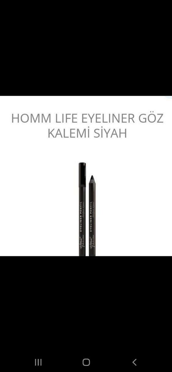 Hommlife Siyah Göz Kalemi - Görsel 2