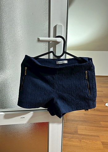 Kadın Lacivert Mini Denim Şort - Görsel 5