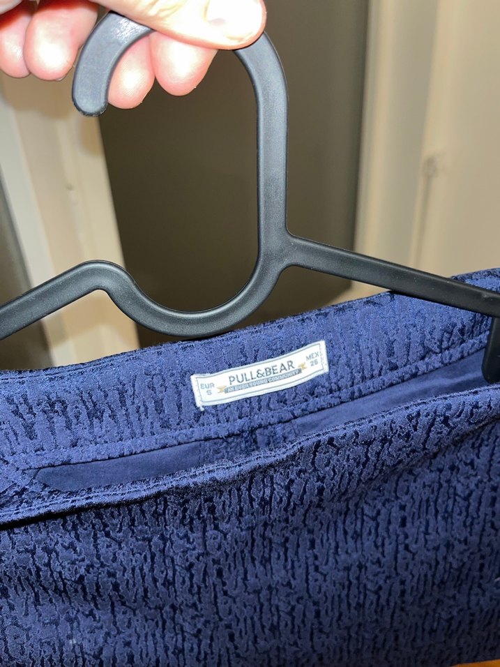 Kadın Lacivert Mini Denim Şort - Görsel 2