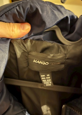 Düğmeli Lacivert Kadın Günlük Mont - Görsel 3