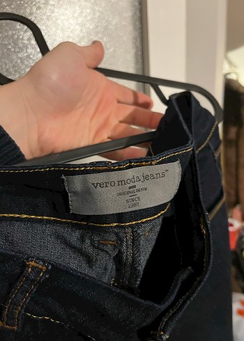 Siyah Midi Boy Kadın Kot Pantolon - Görsel 3