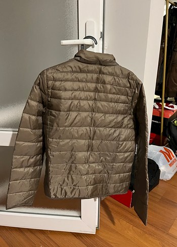 Kadın Kahverengi Fermuarlı İnce Mont - Görsel 2