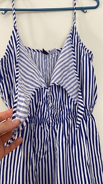 42 Beden mavi Renk H&M elbise