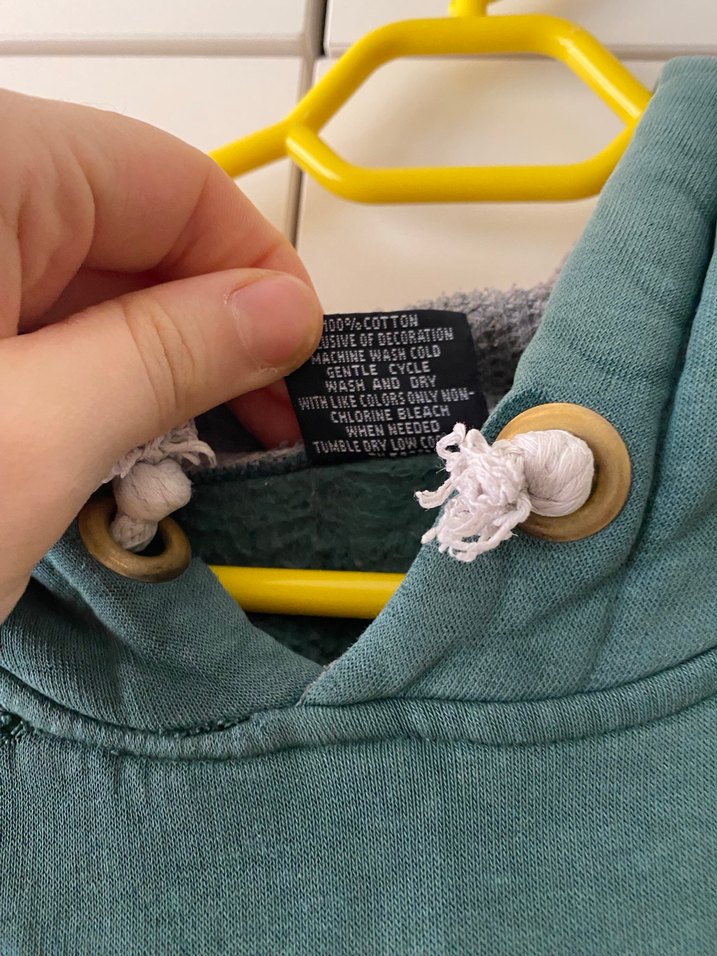 GAP Kadın Yeşil Kapüşonlu Sweatshirt - Görsel 4