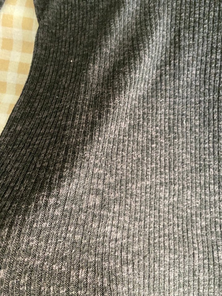 Gri Kadın Boğazlı Uzun Kollu Triko Kazak - Görsel 2