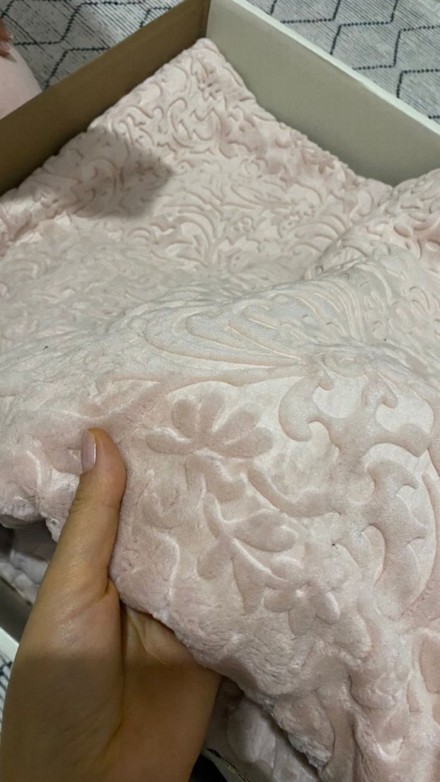 Pembe Desenli Battaniye - Görsel 3