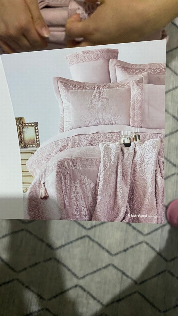 Pembe Desenli Battaniye - Görsel 4