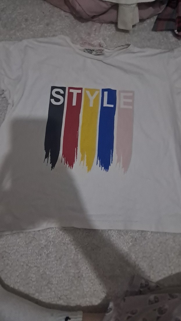 kız Çocuk Çok Renkli Uzun Kollu Tişört - Görsel 2