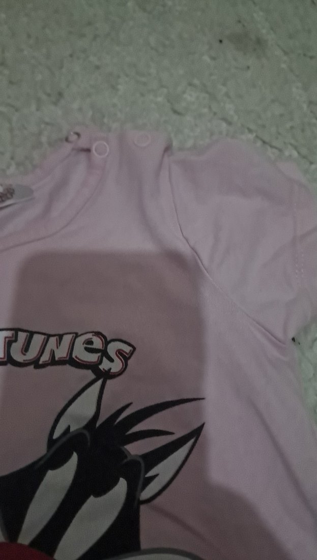 Pembe Looney Tunes Kız Tişörtü - Görsel 3