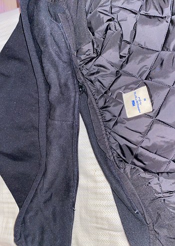 Siyah Kemerli Oversize Street Style Erkek Mont&Ceket - Görsel 5