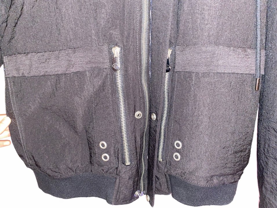 Siyah Kemerli Oversize Street Style Erkek Mont&Ceket - Görsel 3