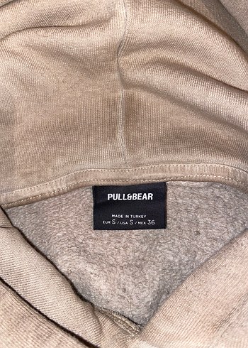 Erkek Kahverengi Kapüşonlu Sweatshirt - Görsel 3