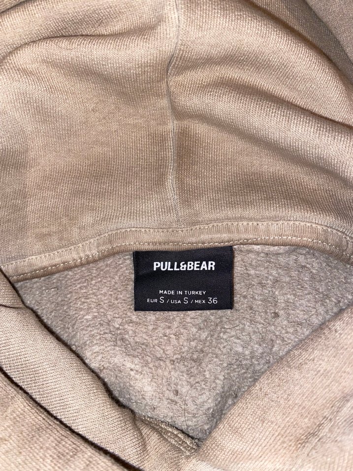 Erkek Kahverengi Kapüşonlu Sweatshirt - Görsel 3