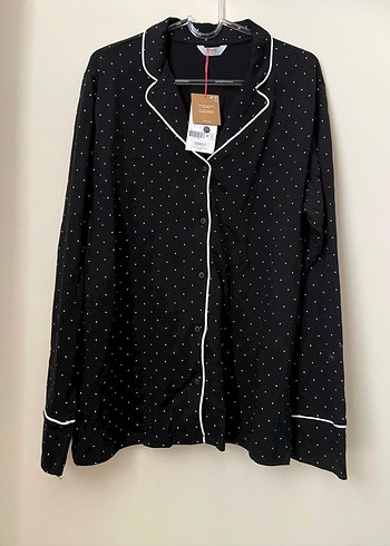 Penti Siyah Puantiyeli Pijama Takımı - Görsel 3