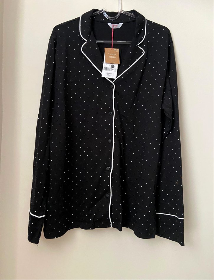 Penti Siyah Puantiyeli Pijama Takımı - Görsel 3