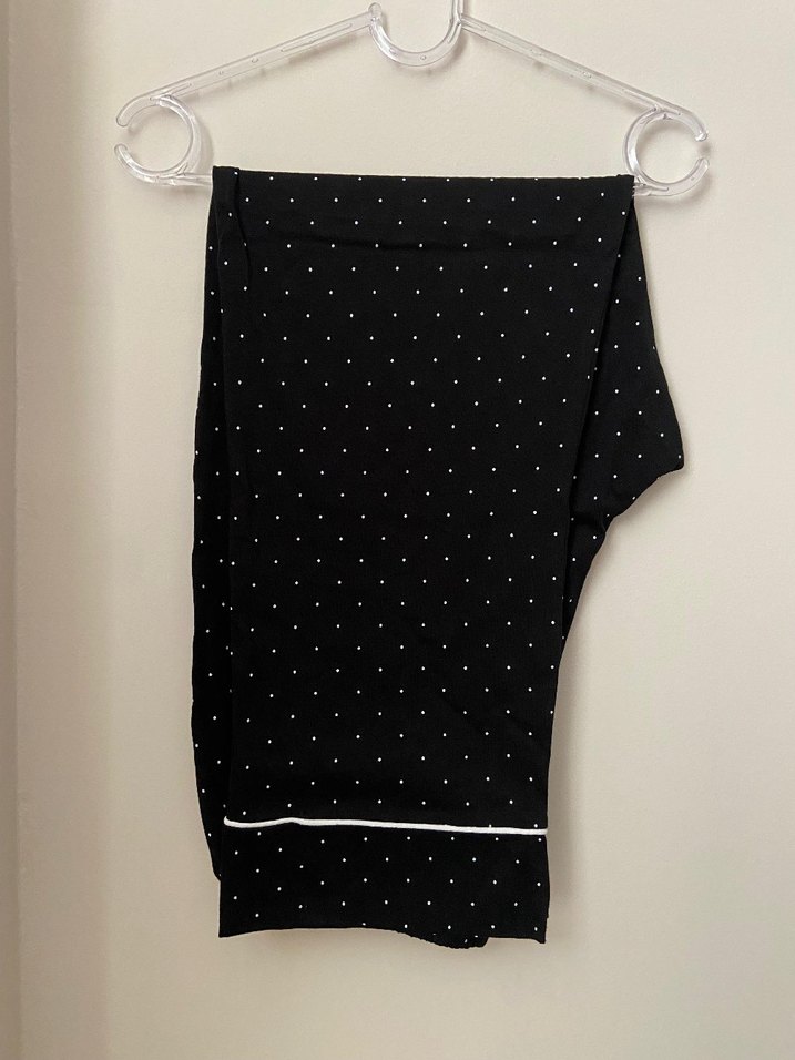 Penti siyah puantiyeli pijama takımı - Görsel 4