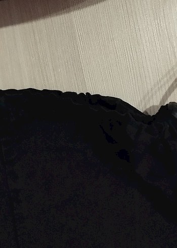 Kadın Siyah Rahat Kesim Fermuarlı Pantolon - Görsel 3