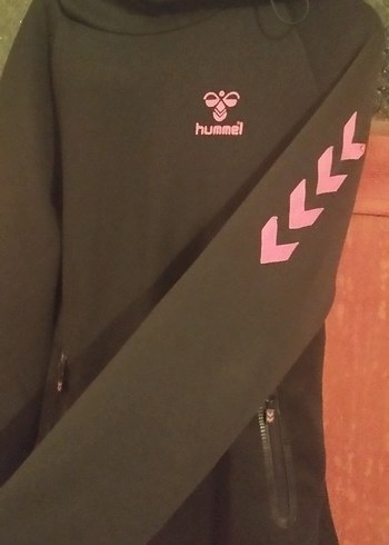 Hummel Siyah Fermuarlı Kadın Sweatshirt - Görsel 2