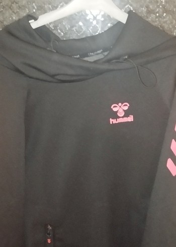 Hummel Siyah Fermuarlı Kadın Sweatshirt - Görsel 3