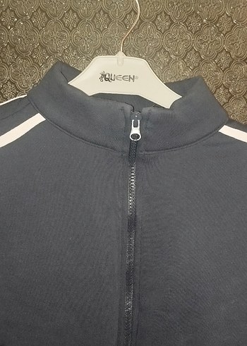 Gri Kısa Fermuarlı Kadın Ceket - Görsel 3