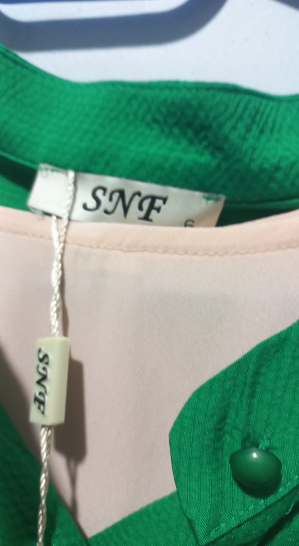 Düğmeli Yeşil Uzun Kollu Tunik - Görsel 5