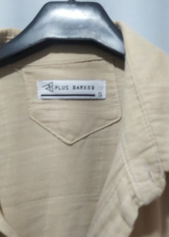 Bej Keten Erkek Gömlek - Görsel 2