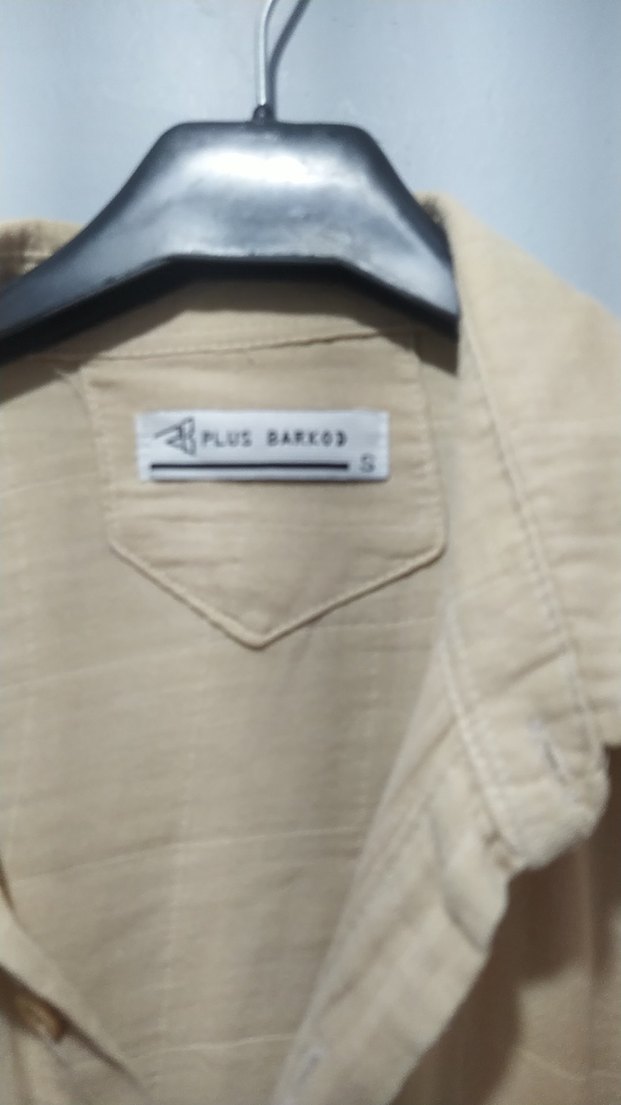 Bej Keten Erkek Gömlek - Görsel 2