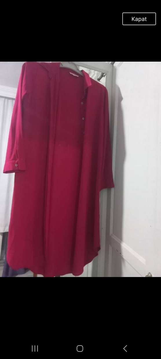 Yeşil Uzun Kollu Kadın Tunik - Görsel 2