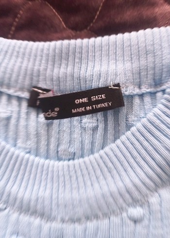 Beyaz Triko Kolsuz Midi Kazak - Görsel 2