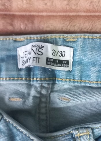 erkek Mavi Denim Normal Kesim Pantolon - Görsel 2