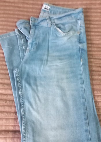 erkek Mavi Denim Normal Kesim Pantolon - Görsel 4