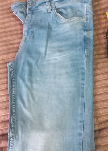 erkek Mavi Denim Normal Kesim Pantolon - Görsel 5