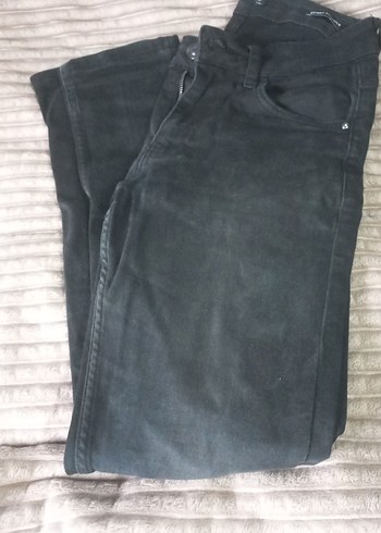 Siyah Elastik erkek  Jean - Görsel 6