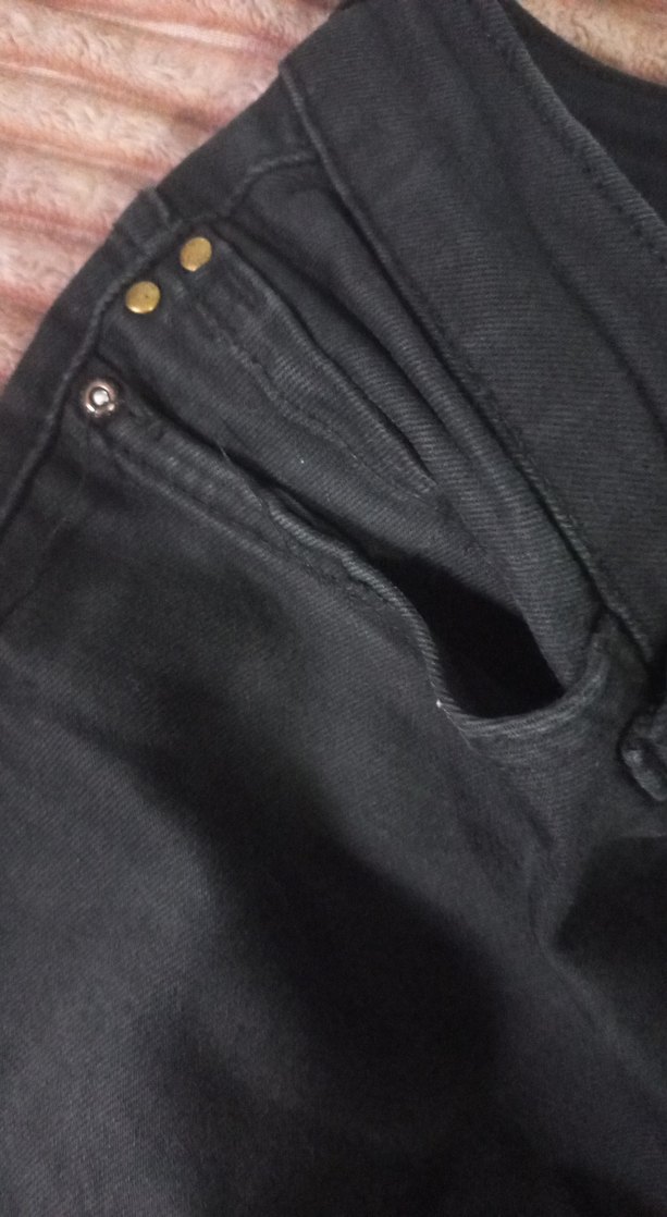 Siyah Elastik erkek  Jean - Görsel 4