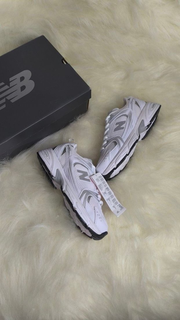 New Balance Beyaz Spor Platform Kadın Ayakkabı - Görsel 3