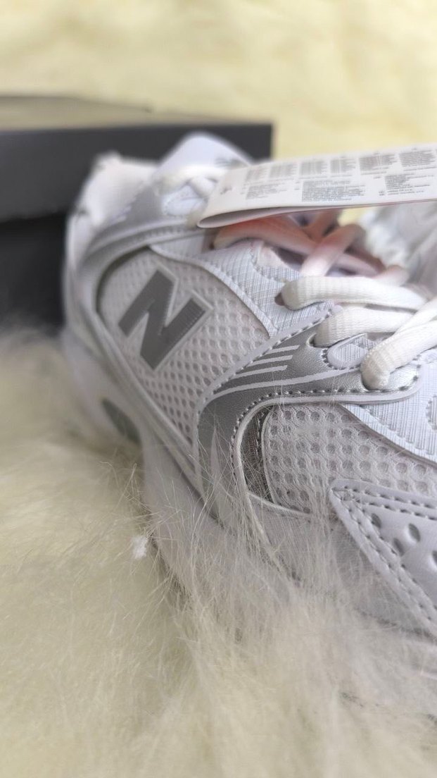 Beyaz Gri Platform Topuklu Kadın Spor Ayakkabı - Görsel 2