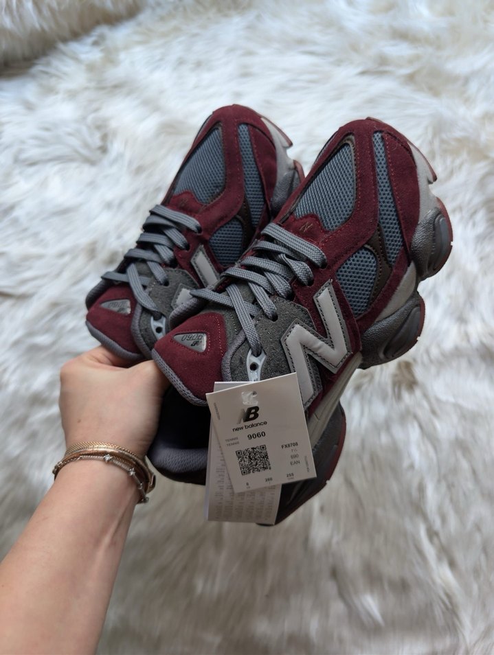 Bordo Gri New Balance Spor Ayakkabı - Görsel 3