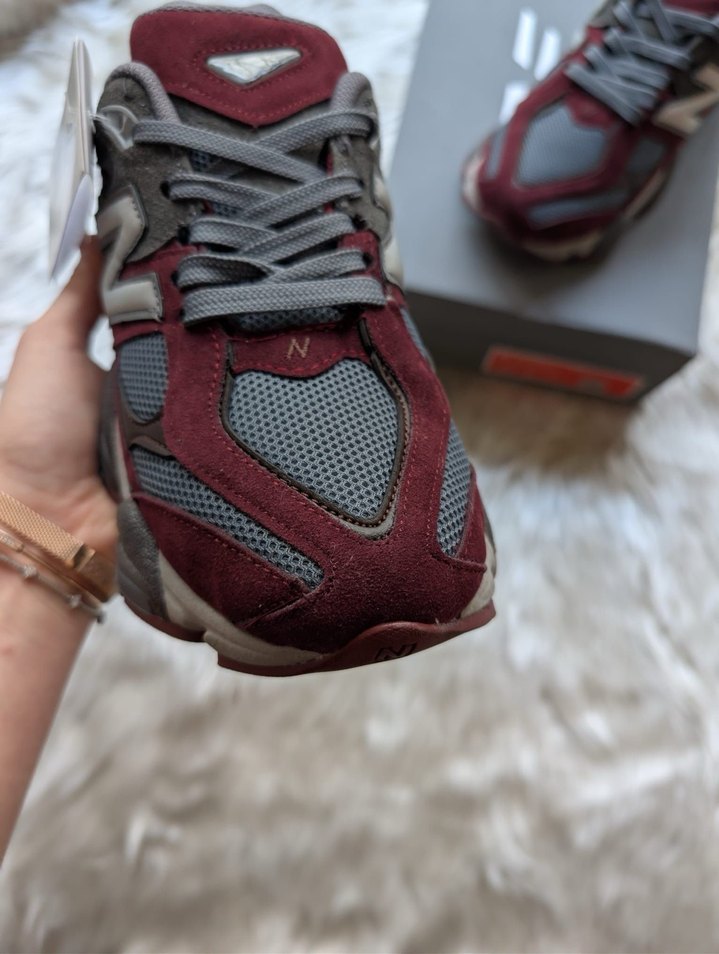 Bordo Gri New Balance Spor Ayakkabı - Görsel 4