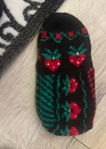 Nakışlı Çok Renkli çeyizlik patik - Görsel 3