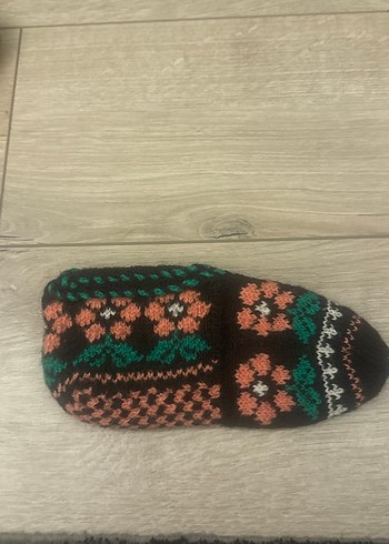Çeyizlik Renkli Geleneksel El Örgüsü patikler 5 adet - Görsel 9