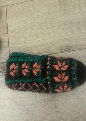 Çeyizlik Renkli Geleneksel El Örgüsü patikler 5 adet - Görsel 10