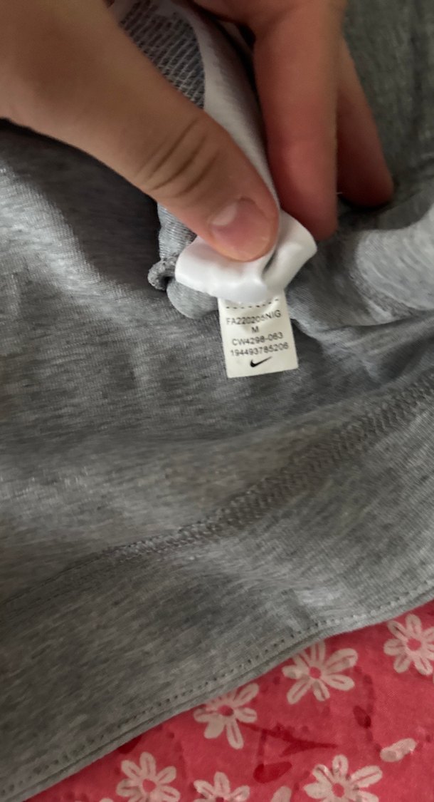 Orijinal Gri Nike Fermuarlı Kapüşonlu kadın tech - Görsel 4