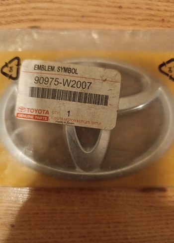 Toyota Corolla 2013 / 2019 Arka Amblem - Görsel 3