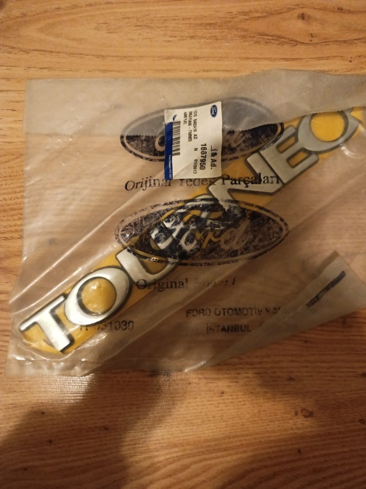 FORD TRANSİT TOURNEO BAGAJ KAPAK YAZI - Görsel 3