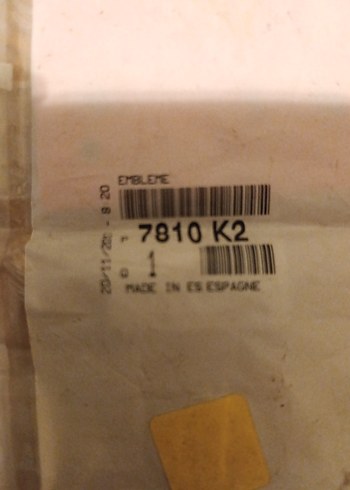 PEUGEOT PARTNER / BİPPER 2002 - 2008 BAGAJ KAPAK ARSLAN AMBLEM - Görsel 7