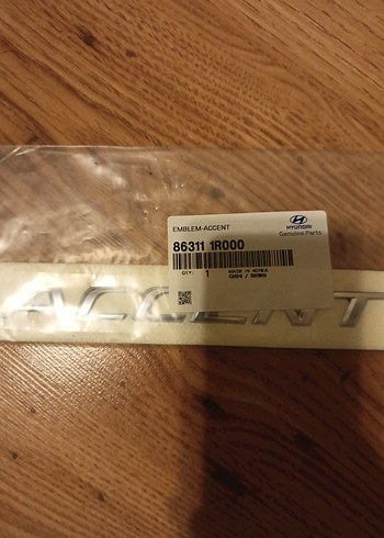 HYUNDAİ ACCENT BLUE 2011 SONRASI BAGAJ YAZISI SIFIR 

ORJİNAL - Görsel 5