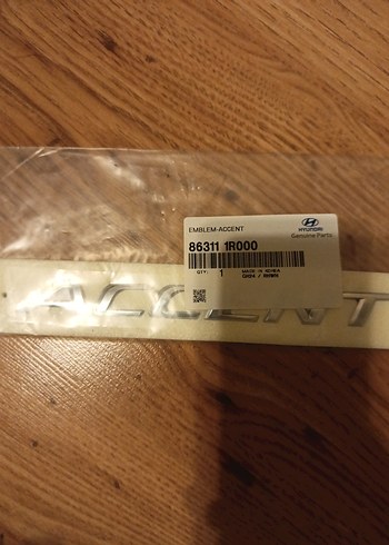 HYUNDAİ ACCENT BLUE 2011 SONRASI BAGAJ YAZISI SIFIR 

ORJİNAL - Görsel 4