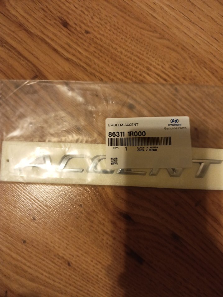 HYUNDAİ ACCENT BLUE 2011 SONRASI BAGAJ YAZISI SIFIR 

ORJİNAL - Görsel 4