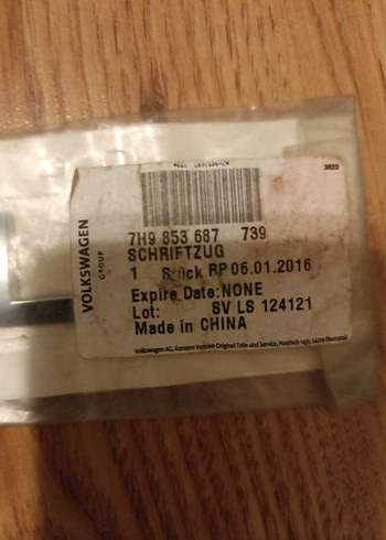 VOLKSWAGEN CARAVELLE YAZI 

7H9853687739


ORJİNAL VE SIFIR - Görsel 7