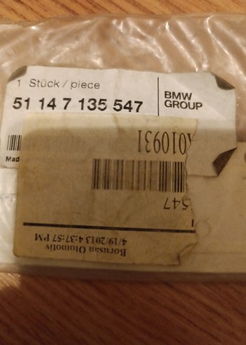 BMW F20 KASA 116 İ BAGAJ YAZISI 

ORJİNAL VE SIFIR 

51147135547 - Görsel 8